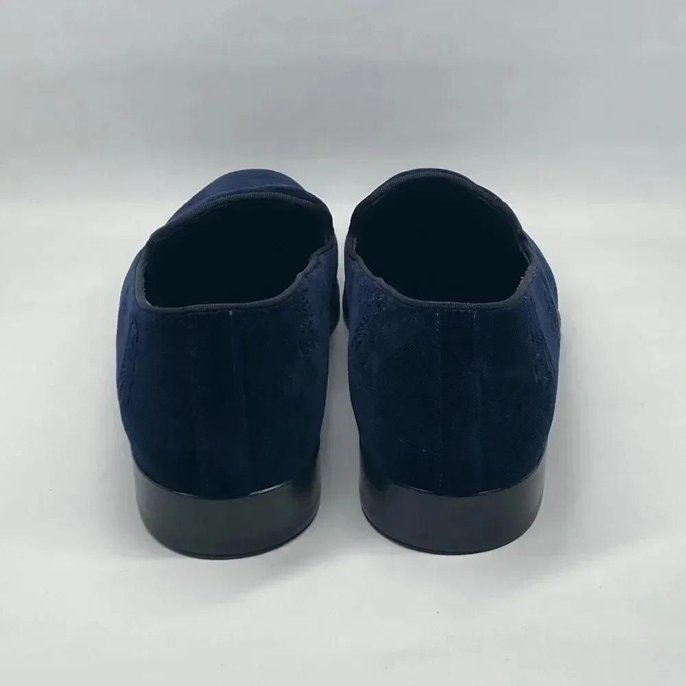 Burberry Wayne Velvet Loafer size 43.5/us size 10.5
